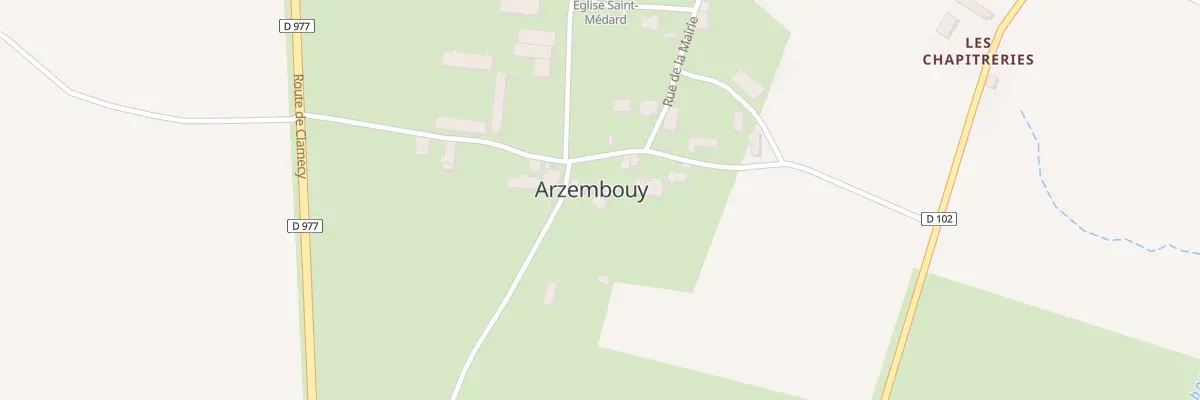 Plan du 15 Le Bourg à Arzembouy