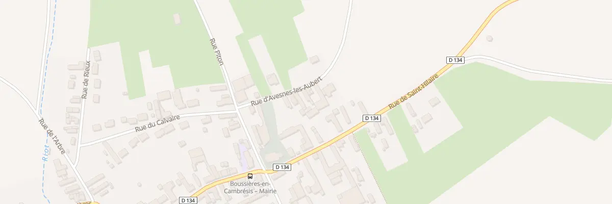 Plan du 8 Rue d’Avesnes-les-aubert à Boussières-en-Cambrésis