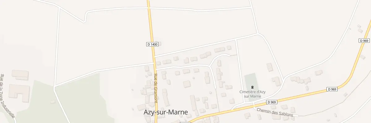Plan du 9 Rue de Derrière les Murs à Azy-sur-Marne