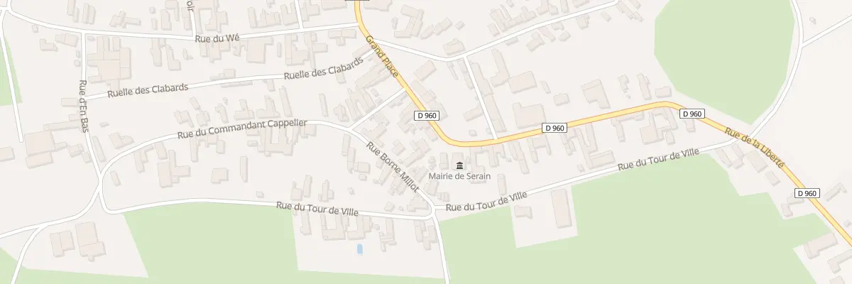 Plan du 8 Rue de la Liberté à Serain