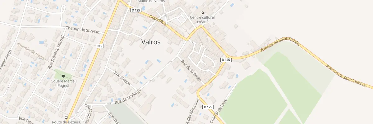 Plan du 19B Rue de la Poste à Valros