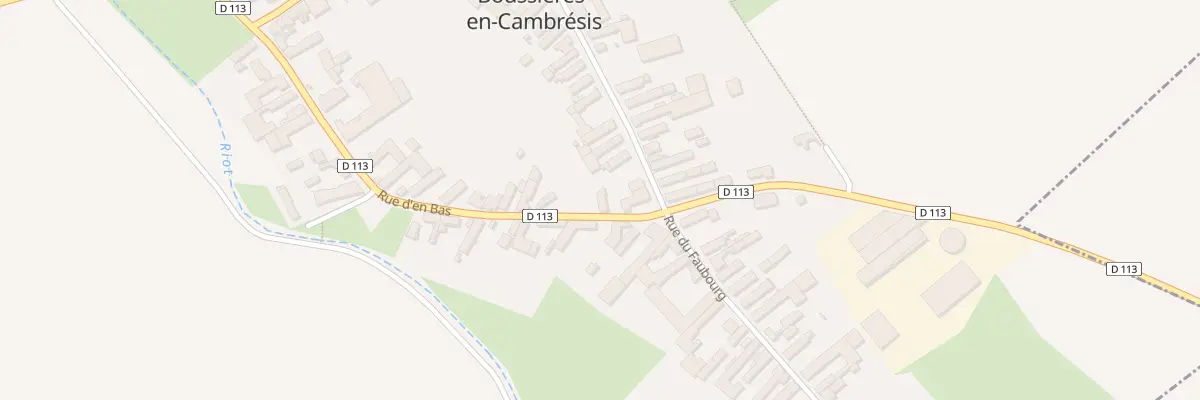 Plan du 29 Rue d’En Bas à Boussières-en-Cambrésis
