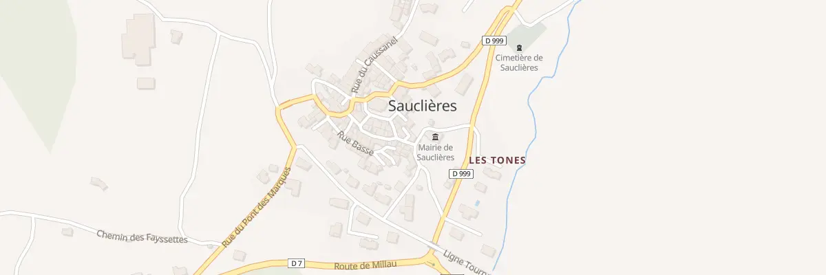 Plan du 5062 Sauclieres à Sauclières