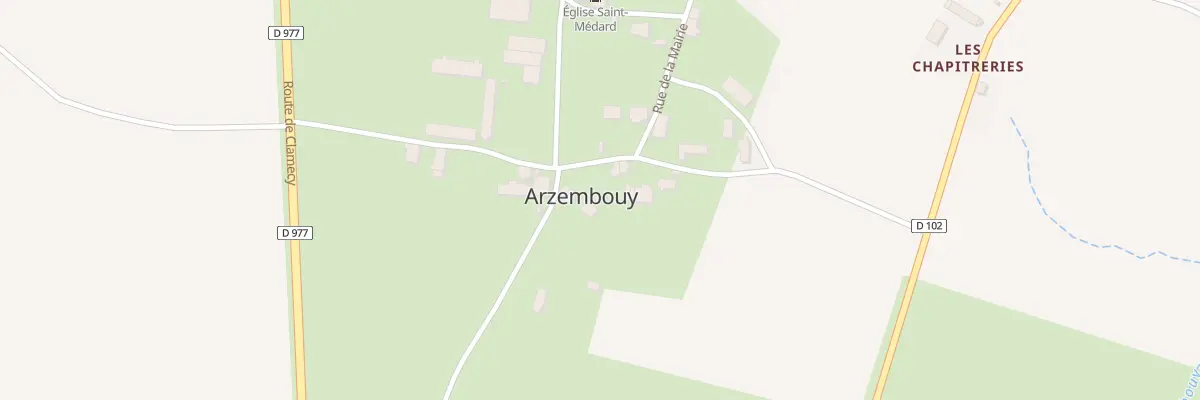 Plan du 9004 Le Bourg à Arzembouy