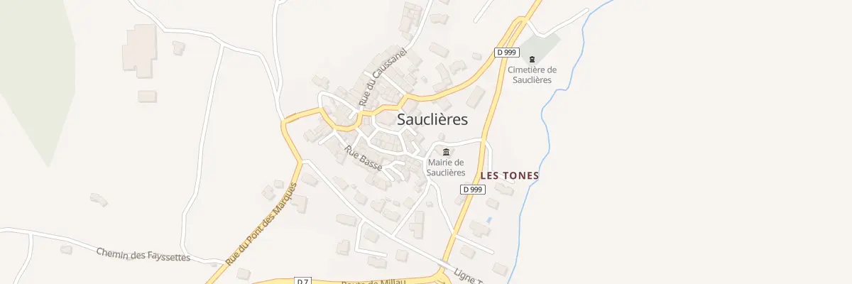 Plan du 5058 Sauclieres à Sauclières