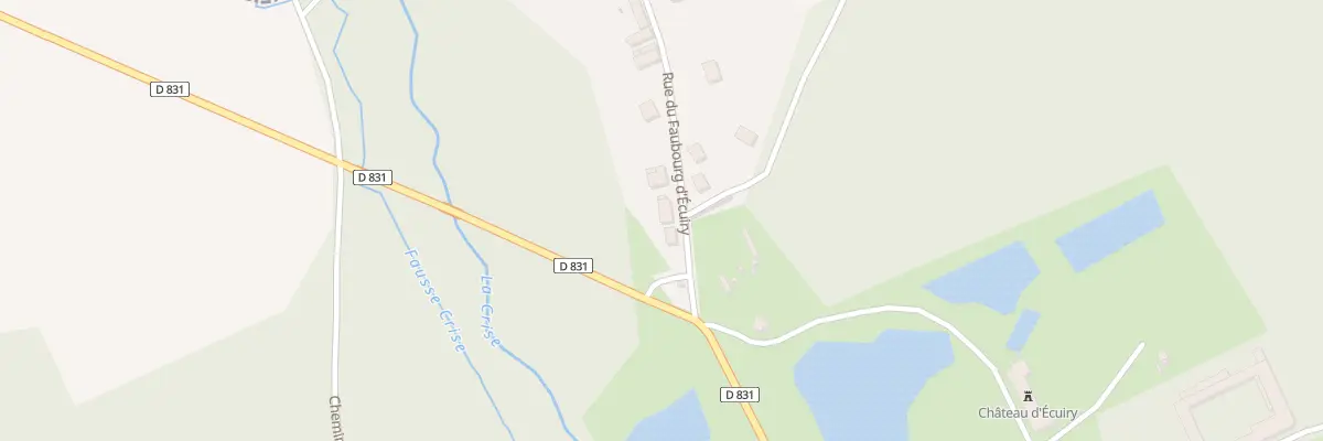 Plan du 2B Rue du Faubourg d’Ecuiry à Rozières-sur-Crise