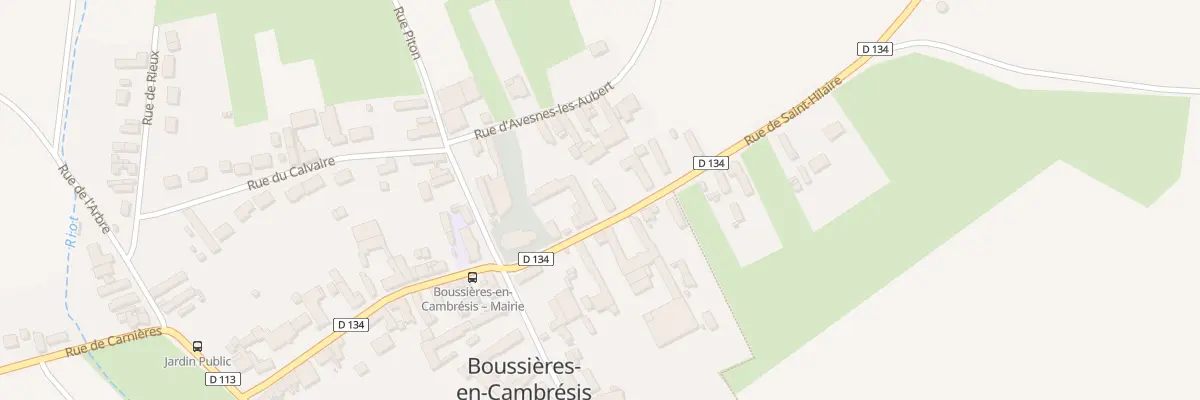 Plan du 3 Rue de Saint-hilaire à Boussières-en-Cambrésis