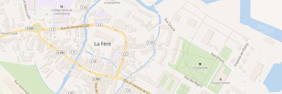 Plan du 11 Rue de la Foulerie à La Fère