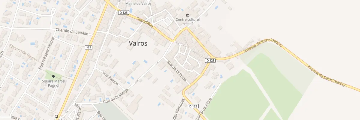 Plan du 55 Rue des Remparts à Valros