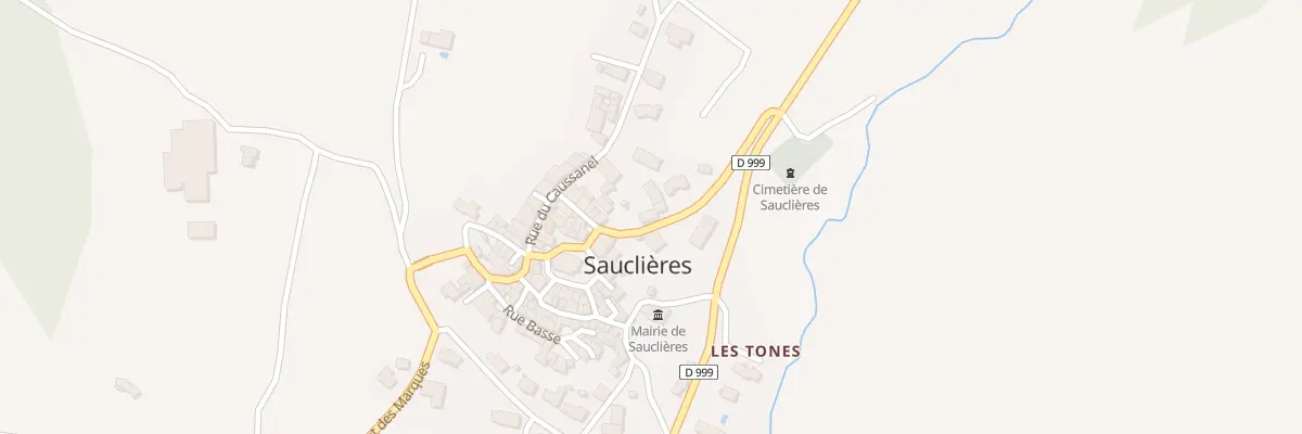 Plan du 5051 Sauclieres à Sauclières
