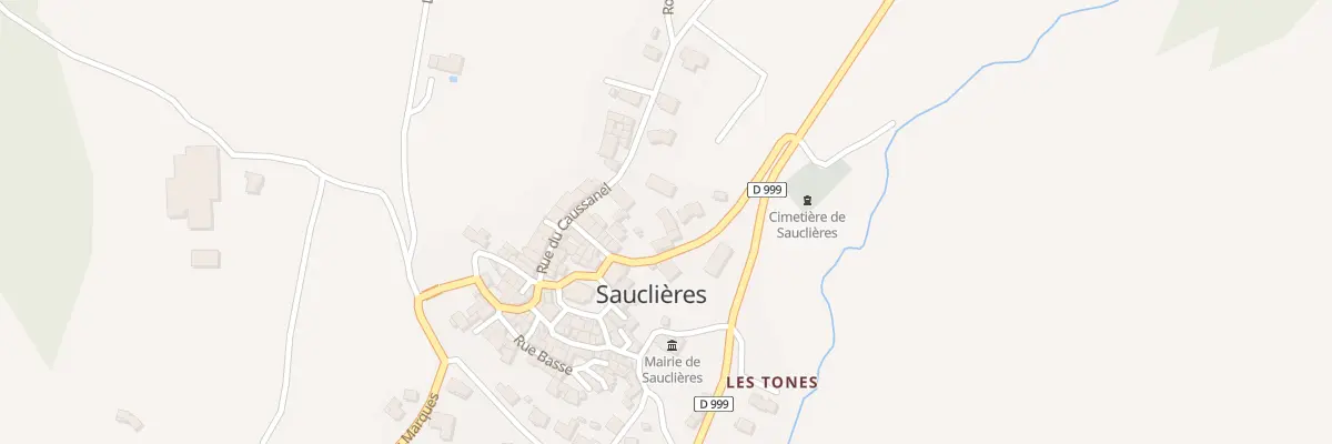 Plan du 5052 Sauclieres à Sauclières