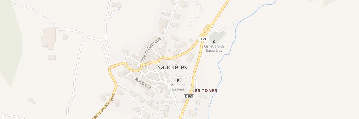 Plan du 5053 Sauclieres à Sauclières