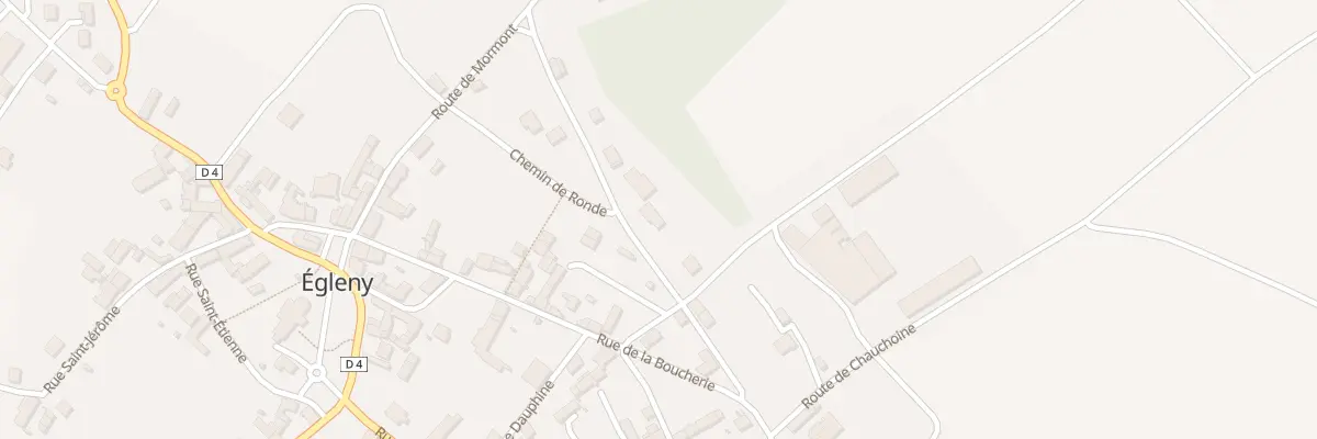 Plan du 12 Av de la Gare à Égleny