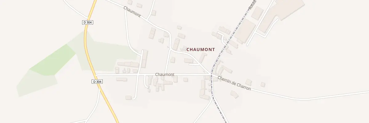 Plan du 12 Chaumont à Égleny
