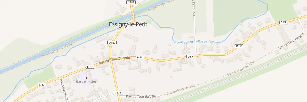 Plan du 514 Rue de St Quentin à Essigny-le-Petit