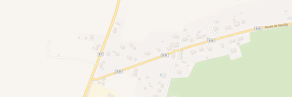 Plan du 9 Rte de Neuilly-le-Réal à Bessay-sur-Allier