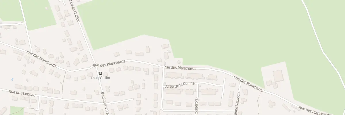 Plan du 95 Rue des Planchards à Yzeure