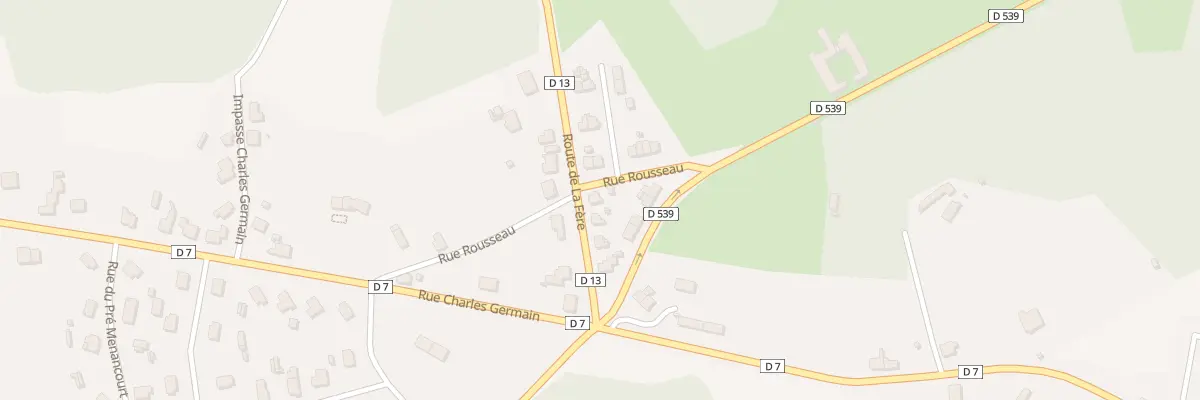 Plan du 8 Rte de la Fère à Saint-Gobain