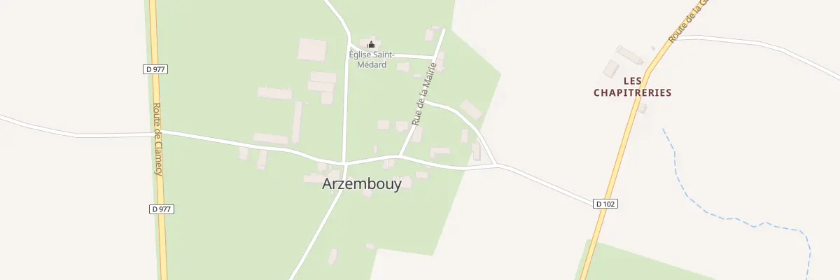 Plan du 6 Le Bourg à Arzembouy