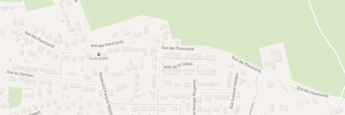 Plan du 1 Rue Simone Weil à Yzeure