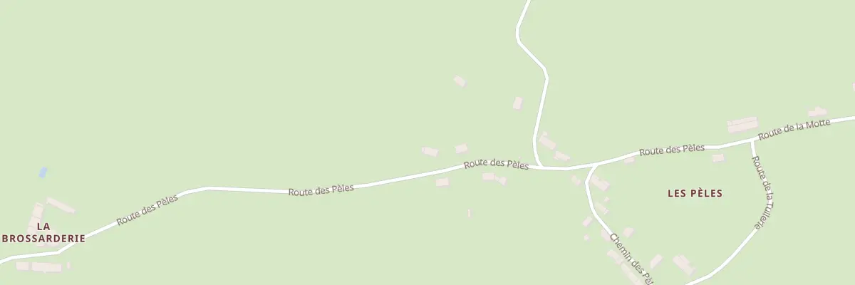 Plan du 3 Rte des Pèles à Saint-Sulpice