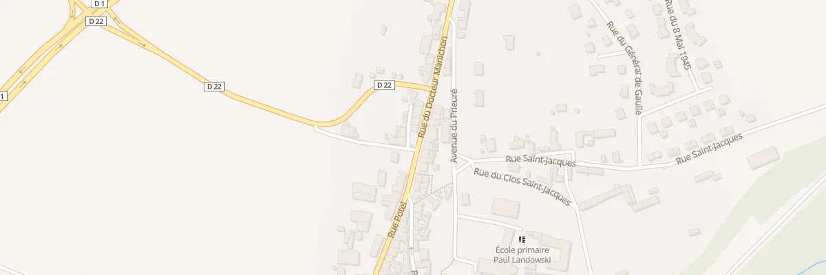 Plan du 5 Rue du Docteur Manichon à Oulchy-le-Château