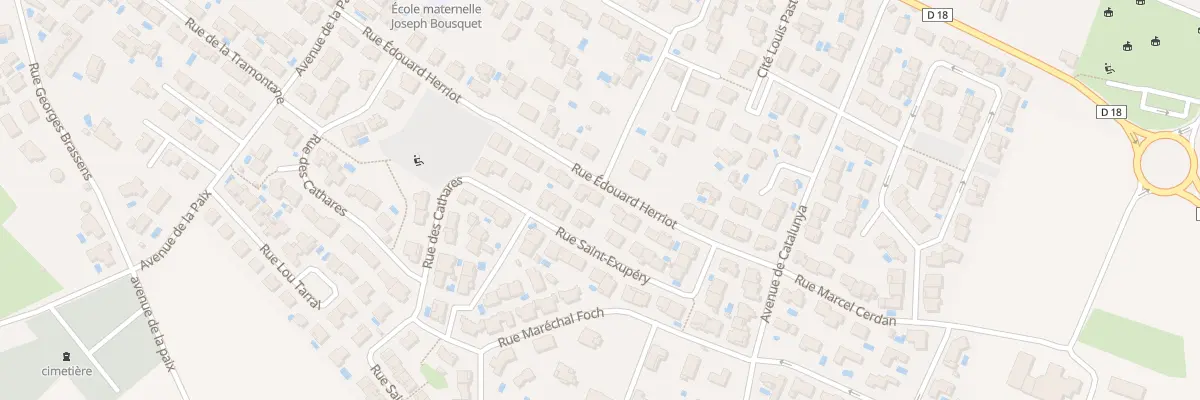 Plan du 78 Rue Édouard Herriot à Montblanc