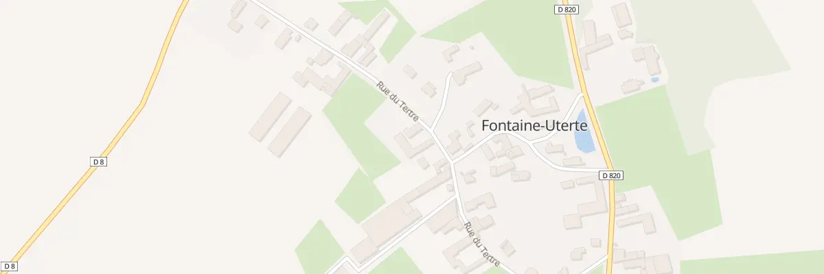 Plan du 347 Rue du Tertre à Fontaine-Uterte