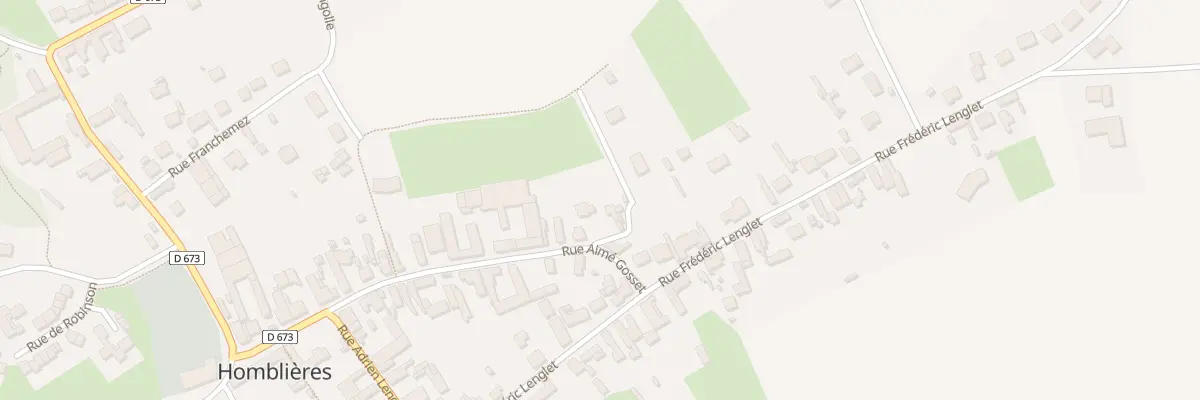 Plan du 37 Rue Aimé Gosset à Homblières