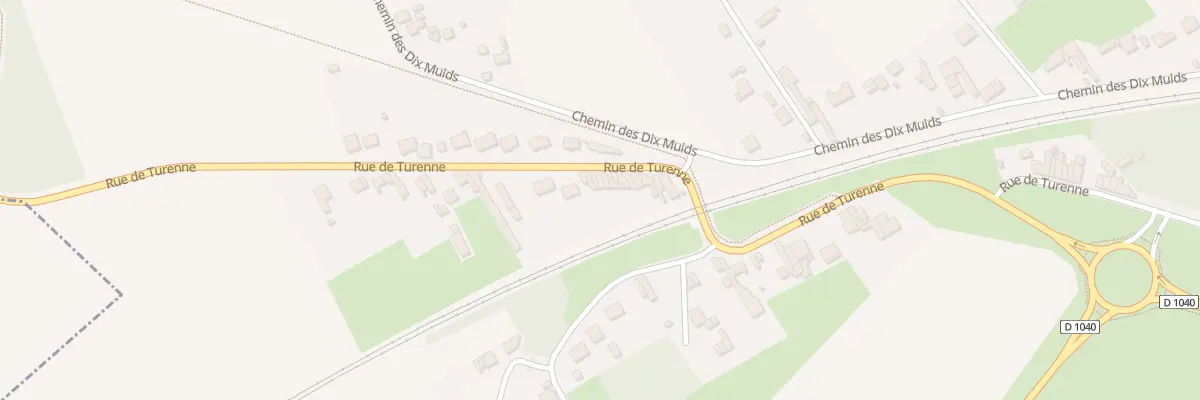 Plan du 1393 Rue de Turenne à Denain