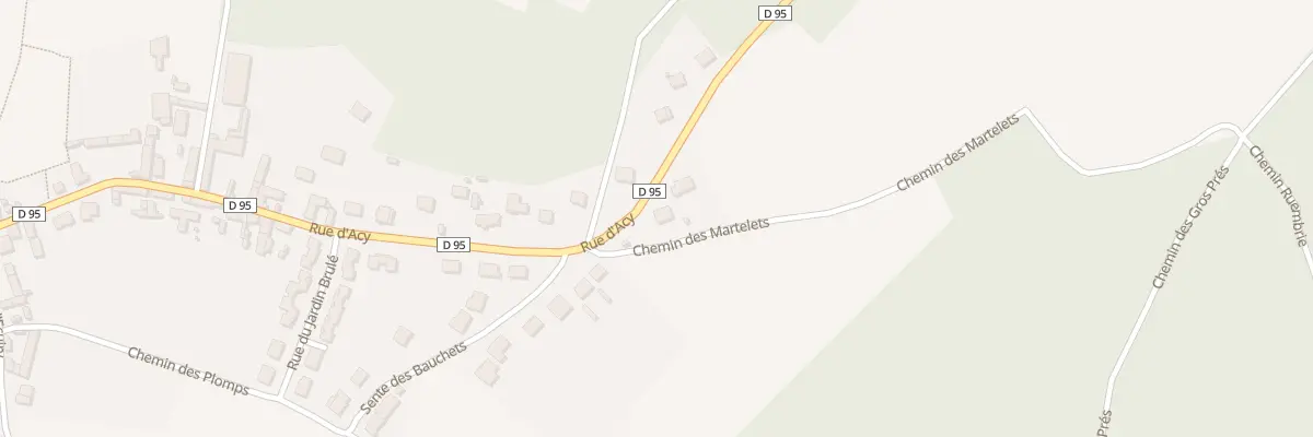 Plan du 46 Rue d’Acy à Septmonts