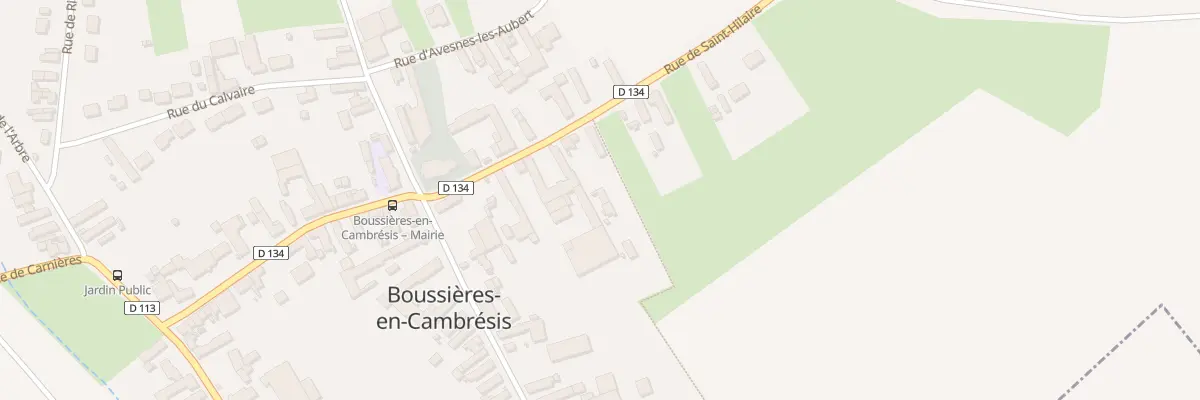 Plan du 16 Rue de Saint-hilaire à Boussières-en-Cambrésis