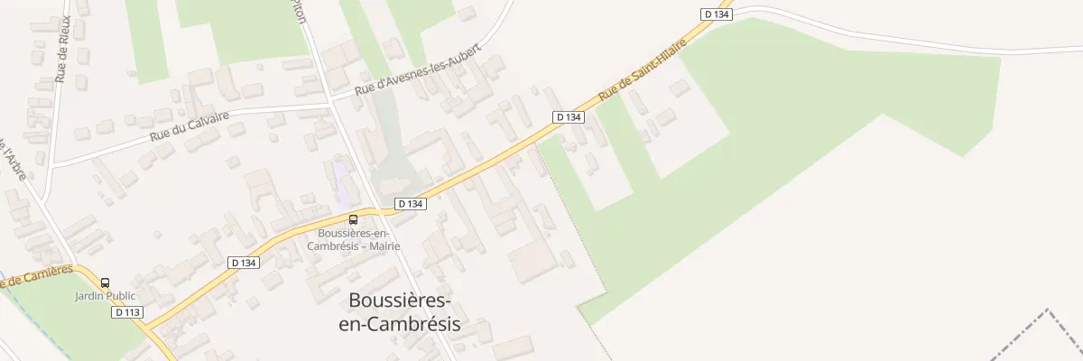 Plan du 22 Rue de Saint-hilaire à Boussières-en-Cambrésis