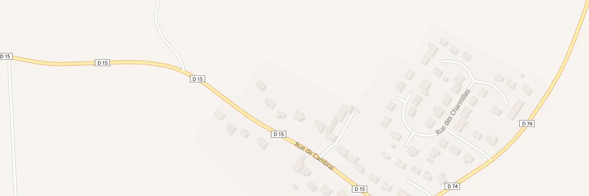 Plan du 124 Rue de Cambrai à Ligny-en-Cambrésis