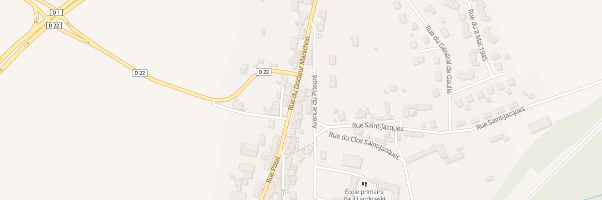 Plan du 20 Rue du Docteur Manichon à Oulchy-le-Château