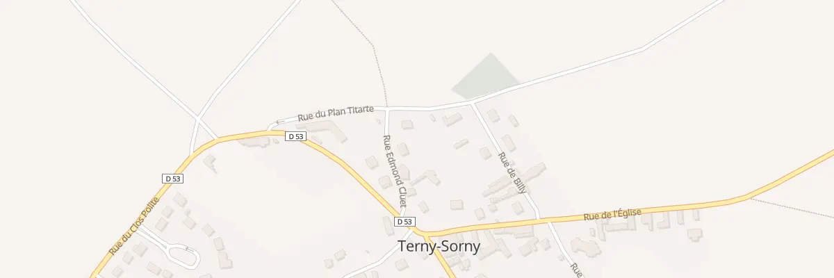 Plan du 5 Rue Edmond Cluet à Terny-Sorny
