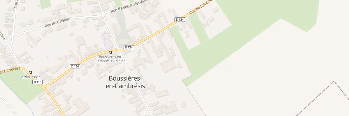 Plan du 18 Rue de Saint-hilaire à Boussières-en-Cambrésis