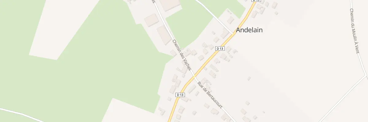 Plan du 46 Rue Principale à Andelain
