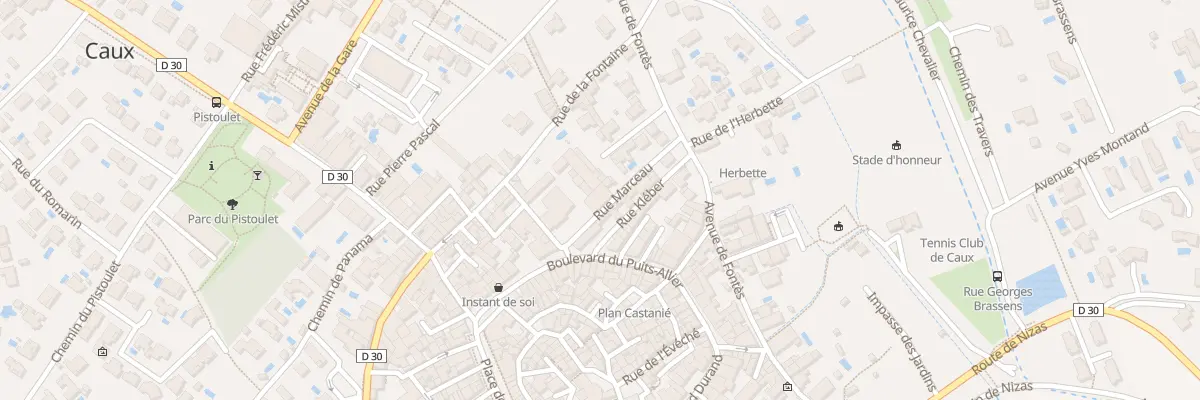 Plan du 3 Rue Marceau à Caux