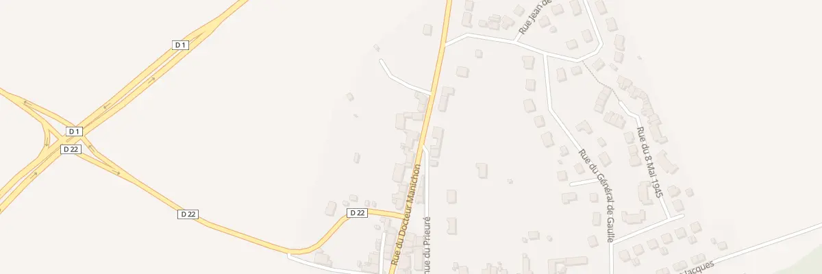 Plan du 23 Rue du Docteur Manichon à Oulchy-le-Château