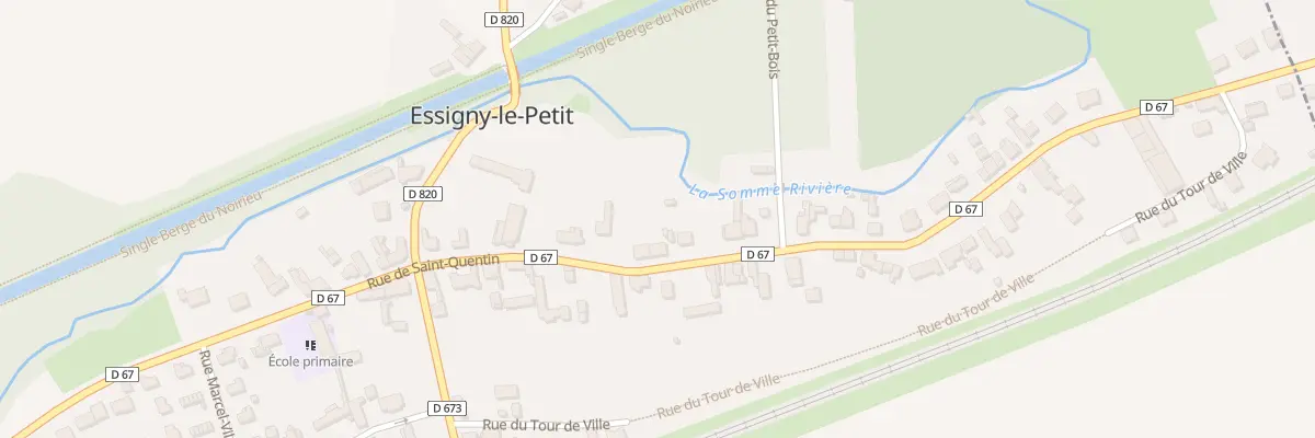 Plan du 470 Rue de St Quentin à Essigny-le-Petit
