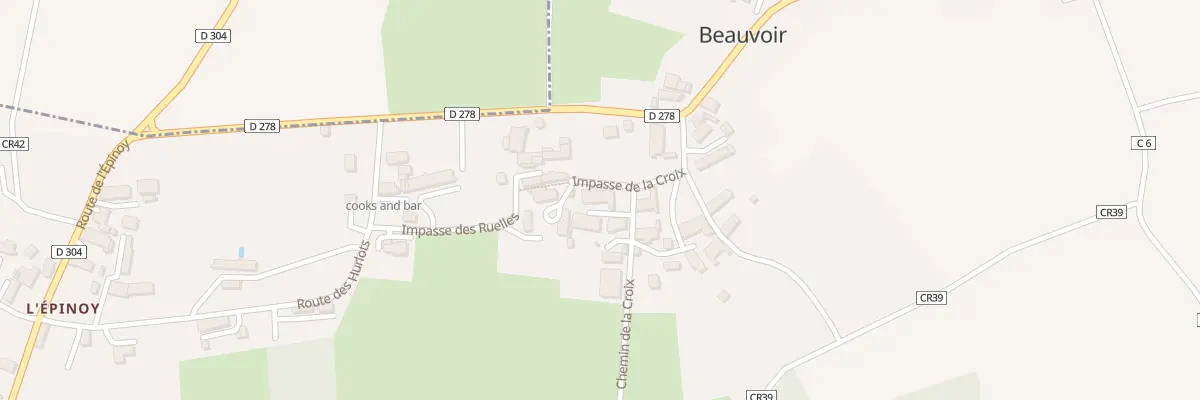 Plan du 71A La Croix à Beauvoir