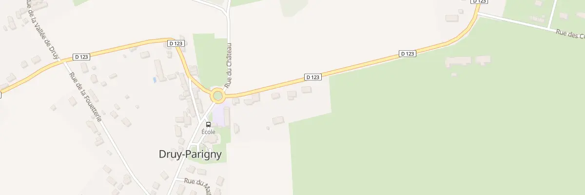 Plan du 10 Rte de Trois-Vèvres à Druy-Parigny