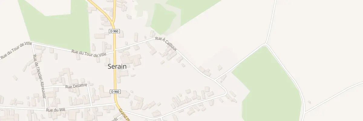 Plan du 21 Rue à Cailloux à Serain