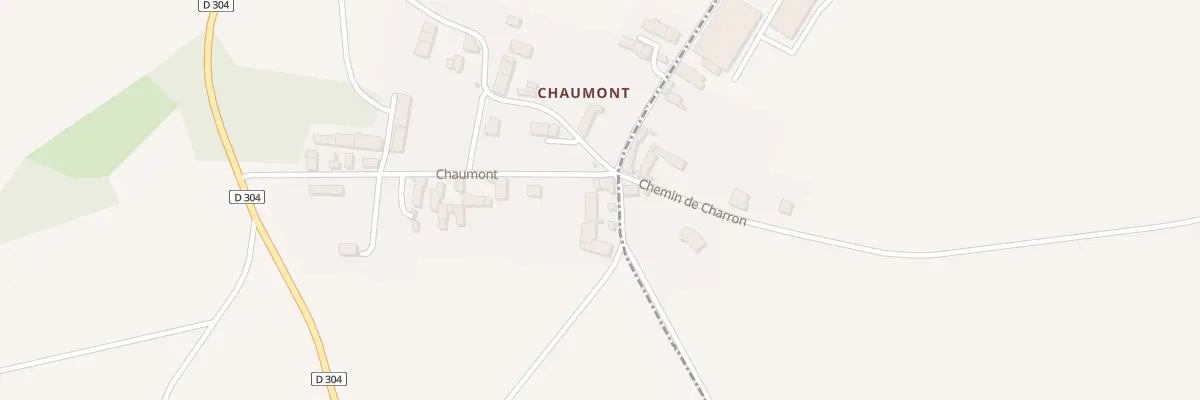Plan du 55 Chaumont à Égleny
