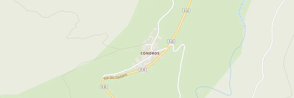 Plan du 5000 Condros à Villeneuve-d’Allier