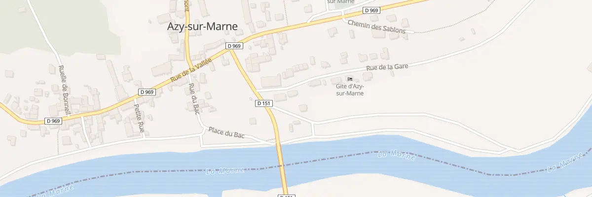 Plan du 1B Rue de la Gare à Azy-sur-Marne