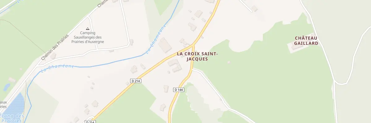 Plan du 1 Rte de Saint-Jean-en-Val à Sauxillanges