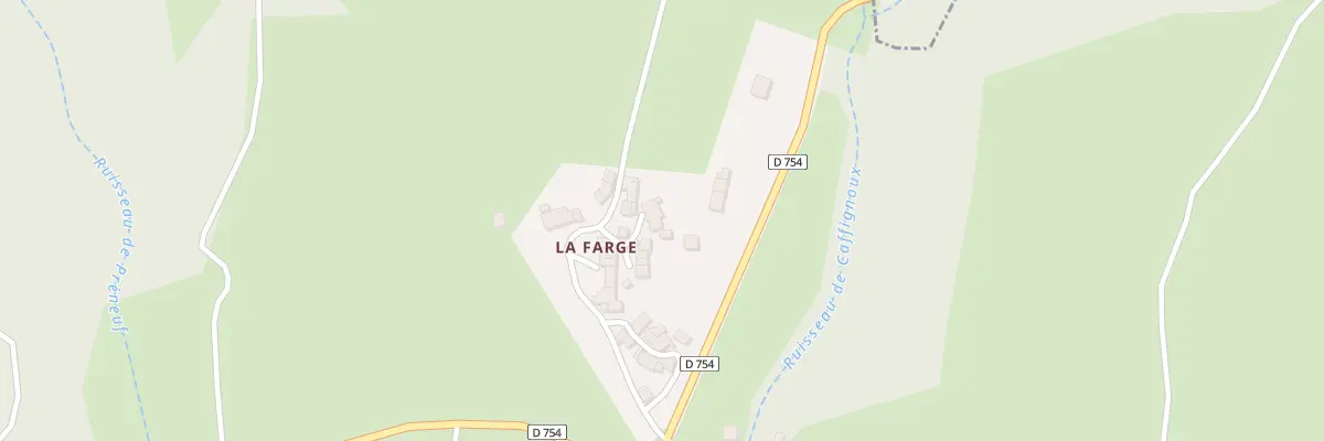 Plan du 5262 La Farge à Manglieu