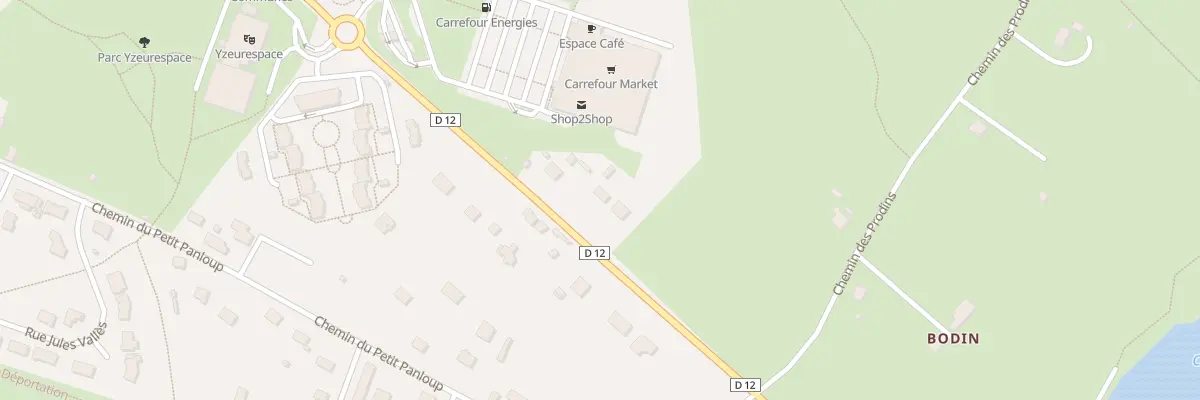 Plan du 69 Rte de Montbeugny à Yzeure